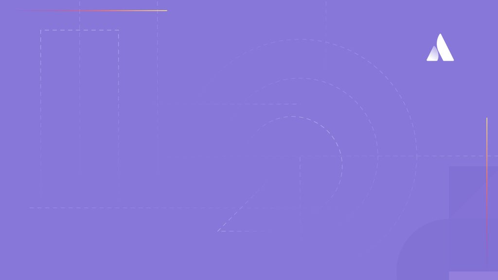 Purple Atlassian virtual background for speakers on video calls